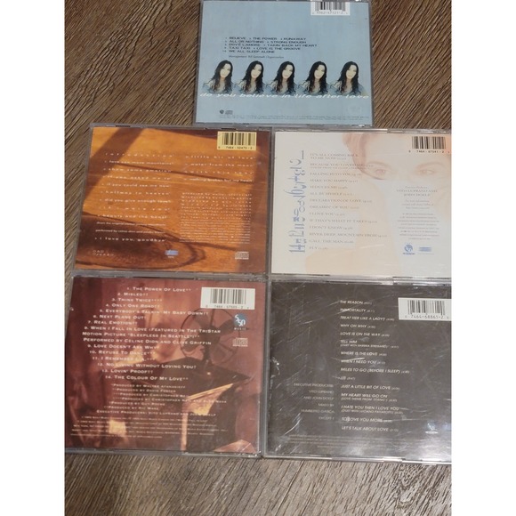 Cher Celine Dion CD Lot - Believe Falling Into‎ You Let's Talk About Love - Picture 2 of 6